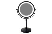 Meikkipeilit - UNIQ Tabletop Mirror with LED og 10X - Matte Black - 7082