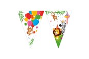 Lelut - Globos - Paper Bunting Jungle Balloons. 3mtr. - 93785