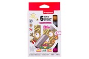 Harrastustarvikkeet - Bruynzeel - Gouache Sticks Metallic 6 pcs. - 60159206