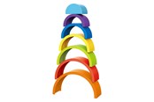 Vauva- ja taaperolelut - Toi-Toys Little Stars Baby Stacking Tower Rainbow 7pcs. - 72645A
