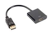 Näyttökaapeli - Lanberg adapter - DisplayPort / HDMI - 20 cm - AD-0009-BK