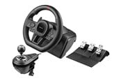 Pelit - lisävarusteet - Tracer SimRacer - wheel pedals and gear shift lever set - wired - Wired Steering wheel & Pedal set - Sony PlayStation 4 - TRAJOY47345