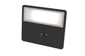 Valaisimet - EGLO Panettieri Solar Wall 860LM with Sensor Black/White - 901085