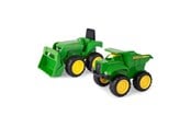 Leluautot - John Deere Mini Sandbox Tractor And Dump Truck Set - 942-35874