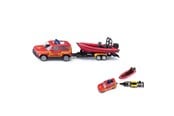 Leluautot - SIKU Land Rover Defender with Boat - 313-1608