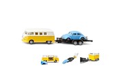 Leluautot - SIKU VW T1 with Trailer and VW Beetle - 313-2567