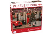 Palapelit - Tactic Christmas porch 1000 pcs puzzle - 59606