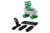 Ulkoleikit - Hudora Roller Skates Sneaker Green Size 36-39 - 22078