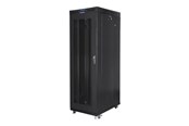 Räkit - Rack - Lanberg FF01 series - rack - 800 x 1200 flat pack with mesh door LCD - 27U - FF01-8227-23BL