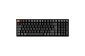 Näppäimistöt - Keychron K4 v3 RGB QMK Wireless Hot Swap QMK - Super Brown - Pelinäppäimistö - Pohjoismainen - Musta - K4X-J3Z-BO