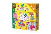 Luovat leikit - SES Creative Diamond Dancers - Craft Kit to Make Paper Dancing Dolls - Decorate with 65 Diamond Stickers - S14048
