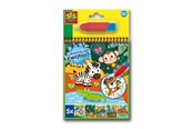 Luovat leikit - SES Creative Colour with Water Safari Colouring Book - S00131