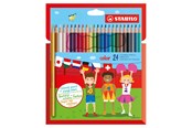 Kirjoitus- ja piirustustarvikkeet - STABILO color - Colored Pencil - Set With 24 Pieces - 1924/77-11