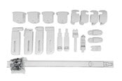 Vauvatarvikkeet - BabyDan Fittings for FlexiFit Metal/Ebba Safety Gate Metal whitE - 300332