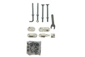 Vauvatarvikkeet - BabyDan Fittings for MultiDan / Lena Safety Gate Wood White - 300353