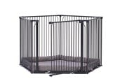Vauvatarvikkeet - BabyDan CombiFit 5-sided playpen black - 501508