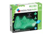 Rakennussarjat - Magna-Tiles Glow 16-Piece Magnetic Building Set - 90215