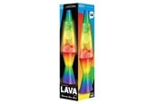 Lasten valaisimet - Lava Lamp 37cm White/Tri-colour Rainbow Base - 605907
