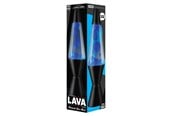 Lasten valaisimet - Lava Lamp Neon 37cm Blue/Clear Black Base - 605904