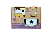 Vauva- ja taaperolelut - Green Toys - Stack and Sort Train 12 pcs. - GTTNSS1460