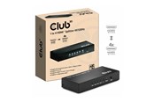 Näyttö- & audiokytkimet - Club 3D CSV-1385 - video/audio splitter - 1 to 4 4K120Hz - 4 ports - CSV-1385