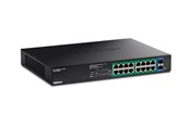 Kytkimet - TRENDnet TPE-TG182ES - Version v1.0R - switch - EdgeSmart - 18 ports - smart - rack-mountable - TAA Compliant - TPE-TG182ES
