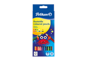 Harrastustarvikkeet - Pelikan 12 col.Pencils triangular.thin longBD12LN - 100401582