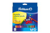 Harrastustarvikkeet - Pelikan 12 col.Pencils triangular.thin longBD24LN - 100401583
