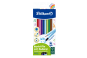 Harrastustarvikkeet - Pelikan 12 Col. Pencils erasable hexa.FSC - 100401600