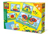 Luovat leikit - SES Creative Mosaic Board with Cards - 14898
