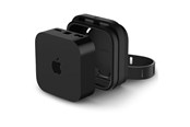 Puhelin - Kannet ja kotelot - Spigen Silicone Fit Mount - black - Apple TV 4K 3th Gen (2022) - AMP05858