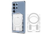 Puhelin - Muut lisävarusteet - Spigen Ultra Hybrid Wallet MagSafe+ - crystal clear - Samsung Galaxy S25 Series - AFA09207