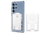 Puhelin - Muut lisävarusteet - Spigen Ultra Hybrid Wallet MagSafe - crystal clear - Samsung Galaxy S25 Series - AFA09206