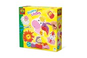 Luovat leikit - SES Creative Fluffy Loops - Soft Yarn Animals - 14010