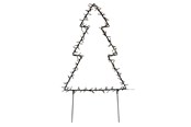 Sisustus - NORDIC WINTER Metal christmas tree - 75 cm 130 LED lights - 780-041