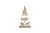 Sisustus - NORDIC WINTER Christmas silhouette 3D LED - Sleigh - 780-552