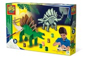 Luovat leikit - SES Creative Wooden Dino Glow in the Dark - 14209
