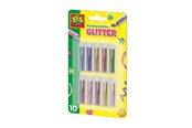 Luovat leikit - SES Creative Biodegradable Glitter - 10 Colours of Glitter - 00252