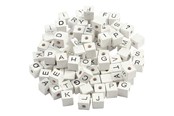 Askartelu- ja taidetarvikkeet - Creativ Company - Letter Beads White A-Z 92pcs. - 68981