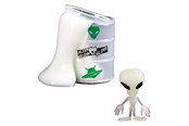 Luovat leikit - Toi-Toys Glow N Fun Oil Barrel with Glow in the Dark Slime Alien - 35808A