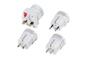 Muut kaapelit - Vivanco Travel adapter Set EURO/USA -> World White - 7292