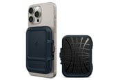 Puhelin - Muut lisävarusteet - Spigen iPhone Lock Fit MagSafe Wallet - metal slate - AFA08526