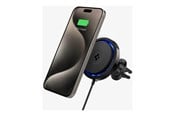 Puhelin - Adapterit & Laturit - Spigen OneTap Pro 3 Cryomax MagSafe Car Wireless Charger (Air Vent) - black - ACP07082