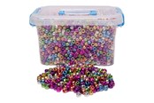Askartelu- ja taidetarvikkeet - Colorations - Metallic Pony Beads 4000pcs. - 43BL16