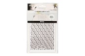 Askartelu- ja taidetarvikkeet - Creativ Company - Patterned Cardboard Flower White 10 pcs. - 216922