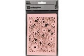 Askartelu- ja taidetarvikkeet - Creativ Company - Patterned cardboard Light red 10 pcs. - 216919