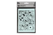 Askartelu- ja taidetarvikkeet - Creativ Company - Patterned cardboard Light blue 10 pcs. - 216918