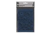 Askartelu- ja taidetarvikkeet - Creativ Company - Patterned cardboard Blue 10 pcs. - 216914