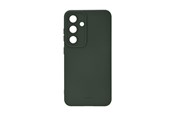 Puhelin - Kannet ja kotelot - ONSALA Phone Case Samsung S25 5G Back Silicone Touch Olive Green - 664257