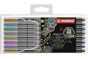 Kirjoitus- ja piirustustarvikkeet - STABILO Pen 68 Metallic - Felt-tip pen - Set of 8 pieces - 6808/8-11